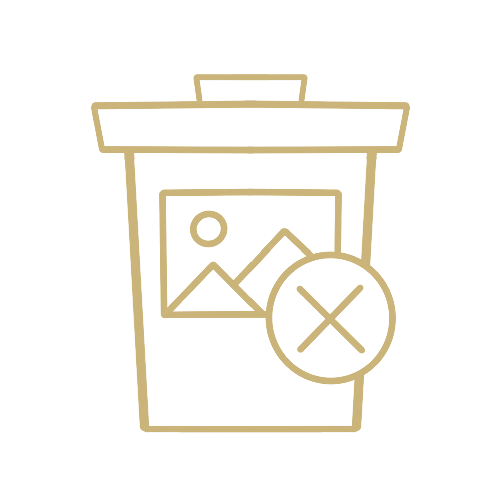 rimozione dei contenuti non autorizzati