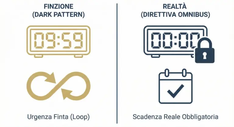 direttiva omnibus e-commerce dark patterns